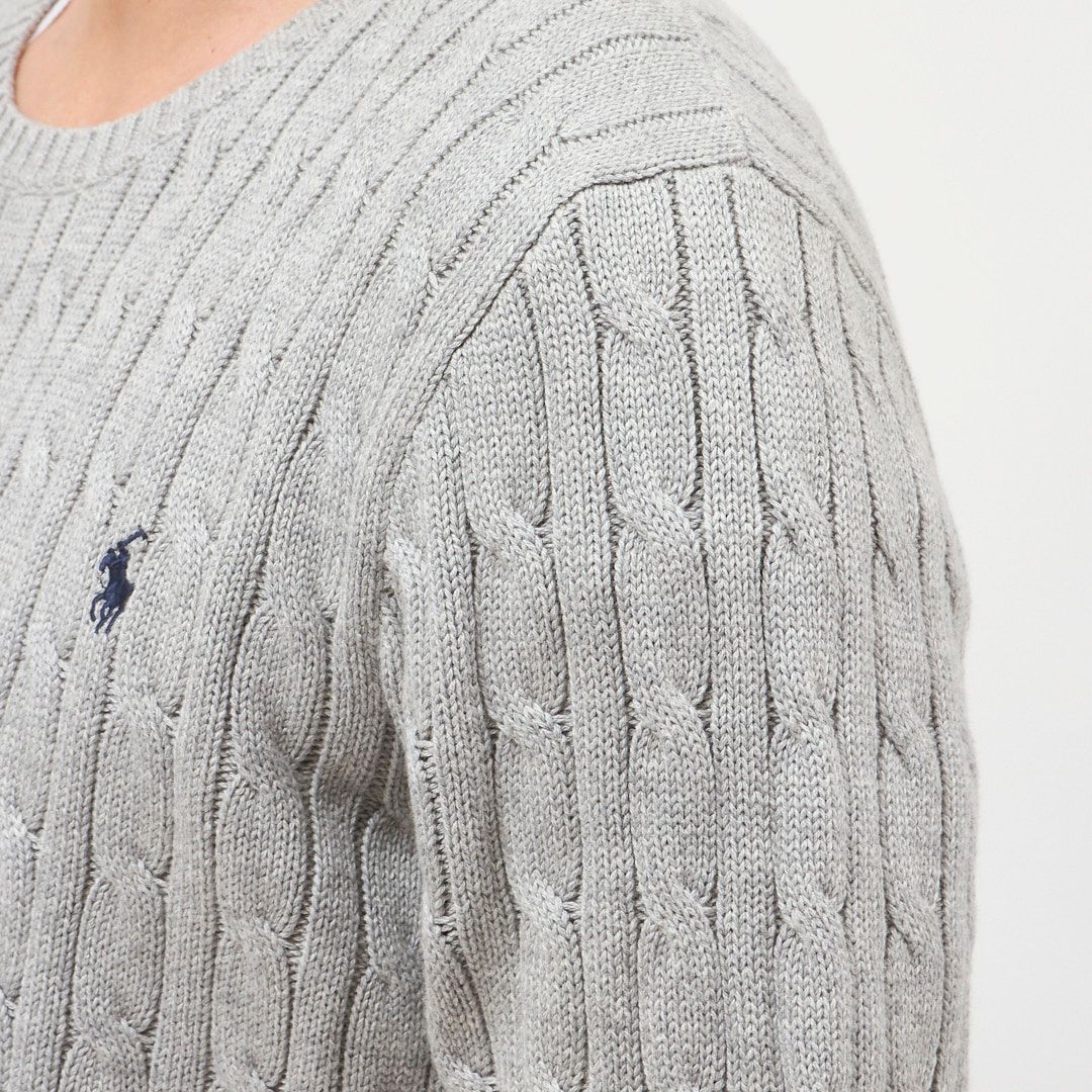  ポロ ラルフローレン POLO RALPH LAUREN メンズ ボーイズライン ケーブルニットセーター ANDOVER HEATHER セーター トップス