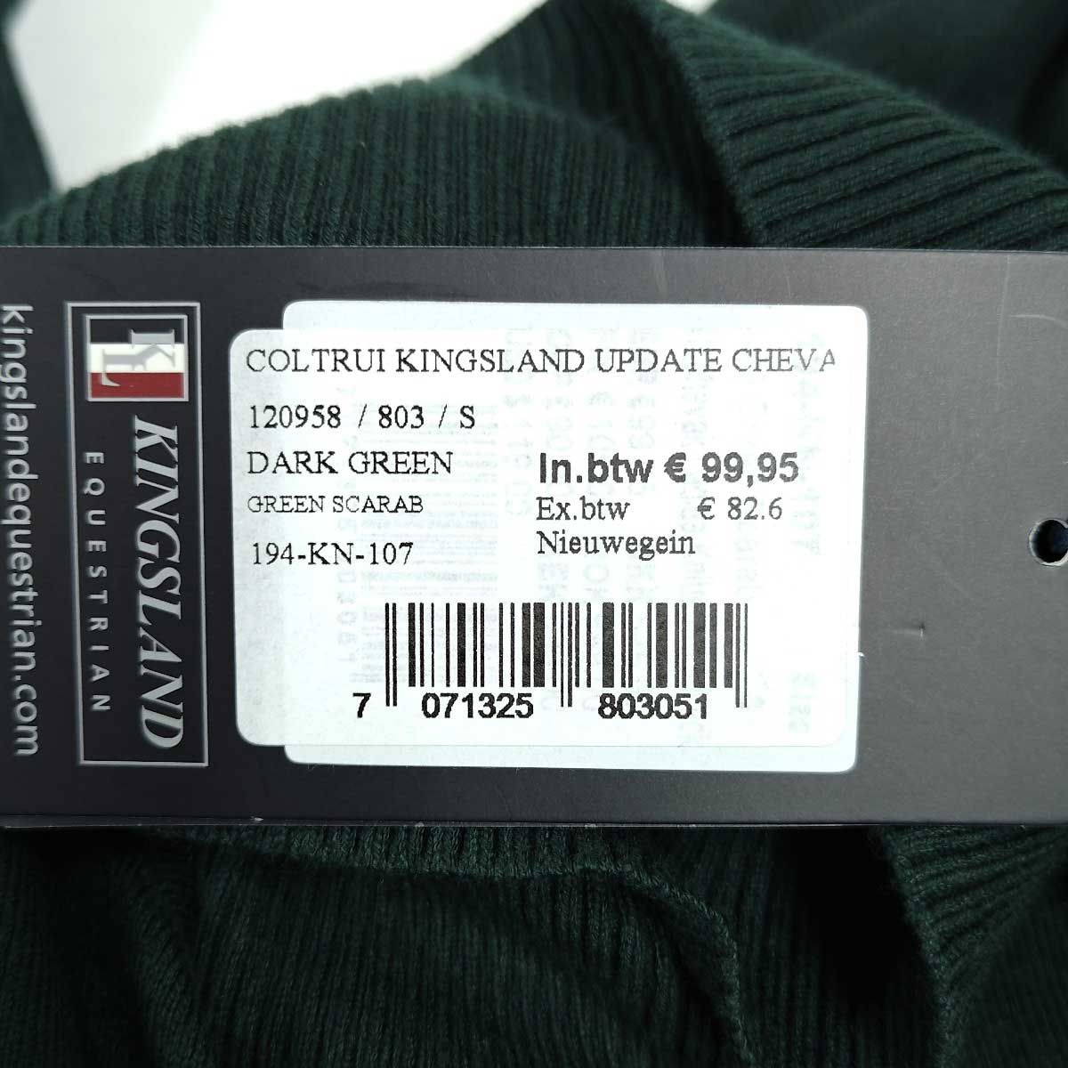 【中古・未使用品】キングスランド COLTRUI タートルネック セーター KINGSLAND S ダークグリーン レディース 乗馬 馬術 未使用】キングスランド COLTRUI タートルネック セーター