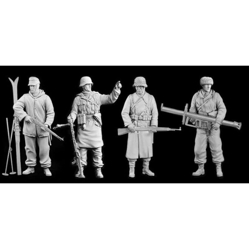 プラッツ 1/35 第二次世界大戦 ドイツ軍 冬季装備兵セット 1943
