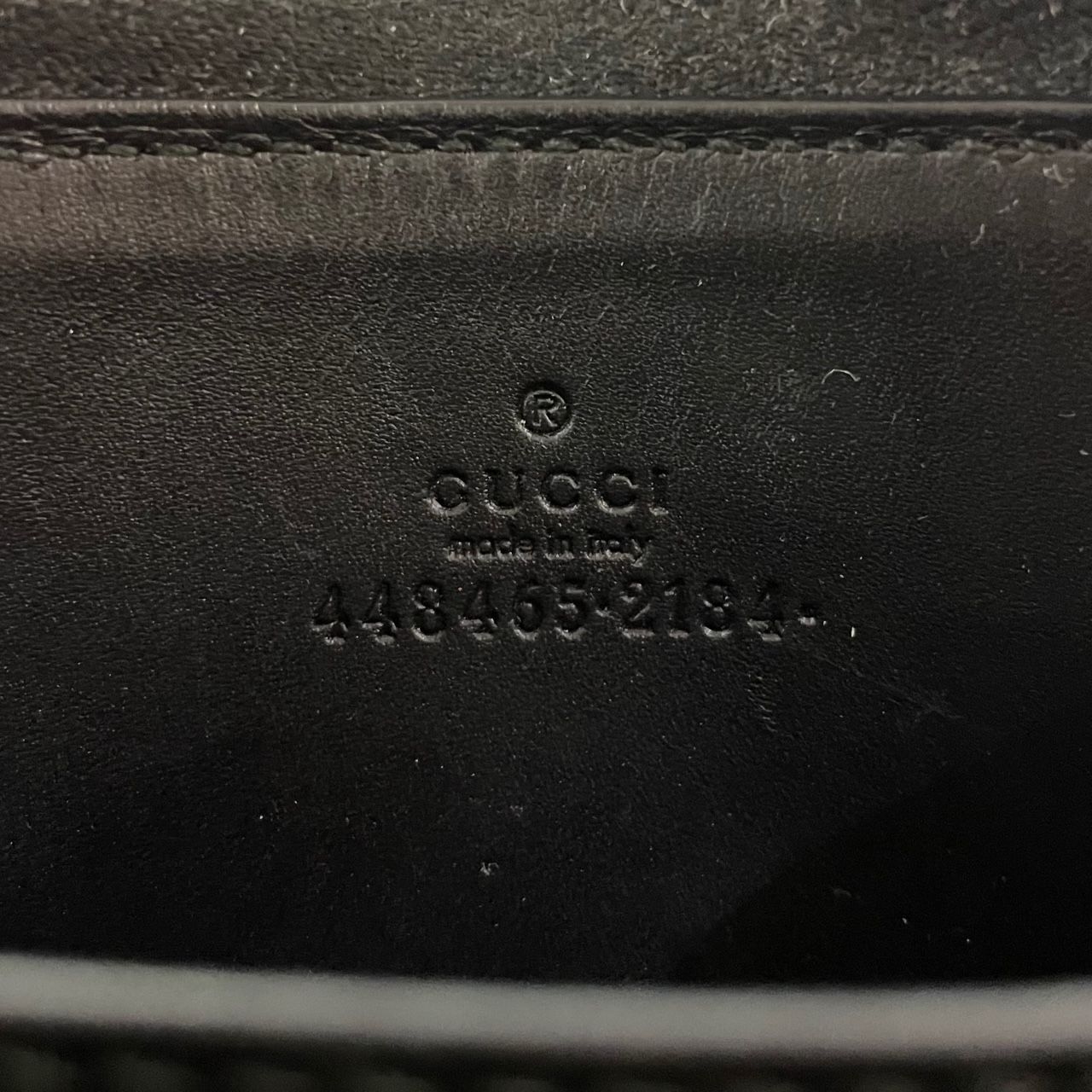 GUCCI レザー ゴースト プリント 小銭入れ カードケース 448465 グッチ 