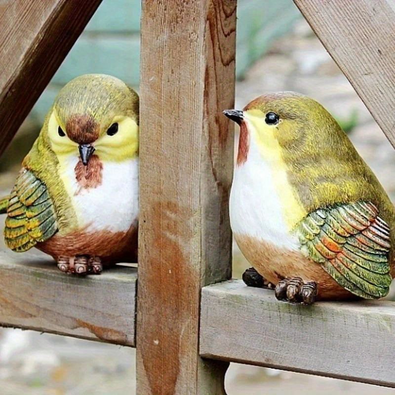 置物 オブジェ ガーデンオーナメント 屋内 室内 屋外 インテリア 4羽の