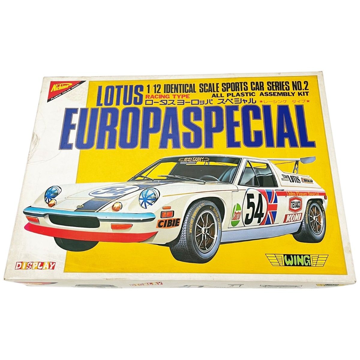 日本模型(ニチモ) プラモデル 1/12 ロータスヨーロッパ スペシャル レーシングタイプ [MB-1202]