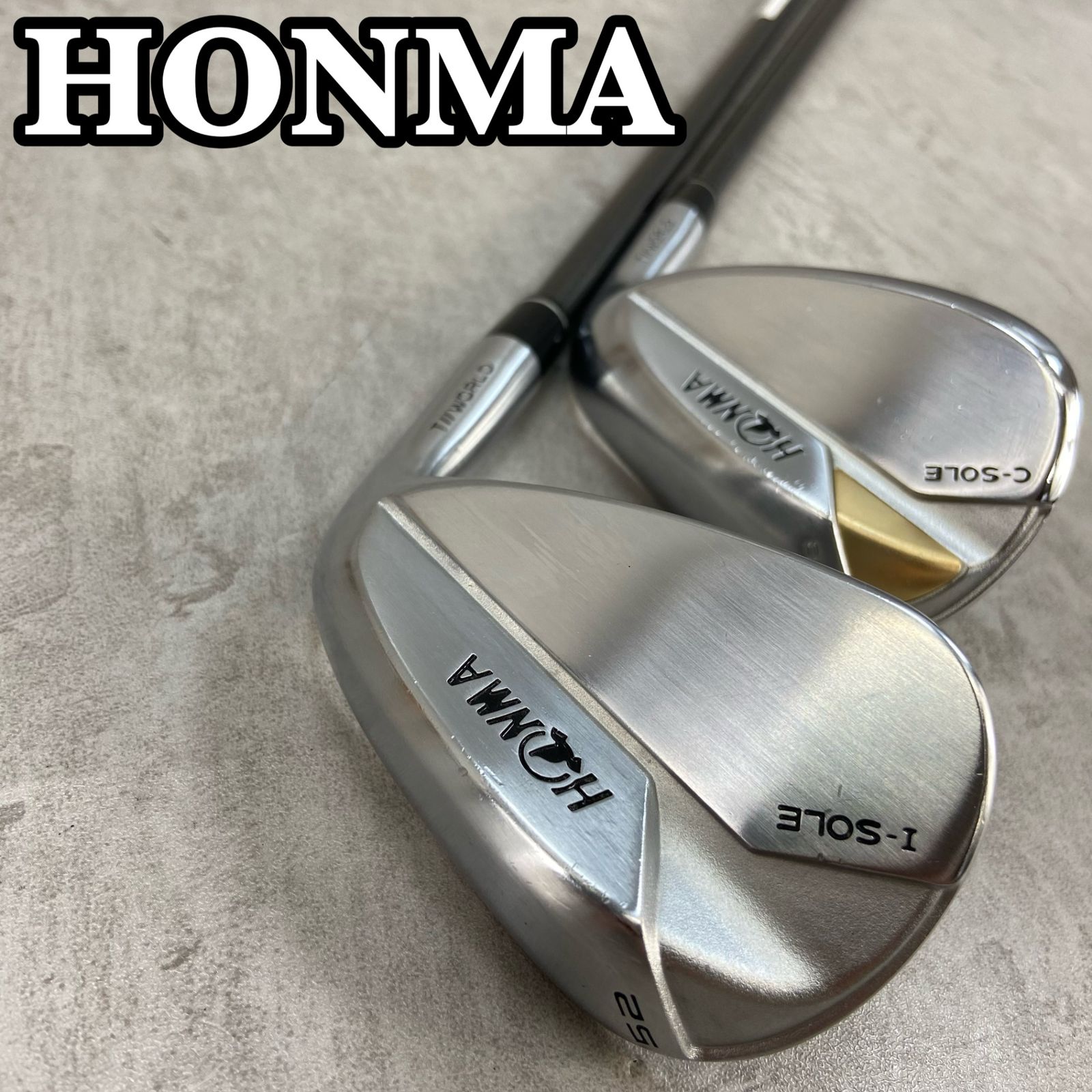 HONMA ホンマ I-SOLE C-SOLE ウェッジ2本セット 52度58度
