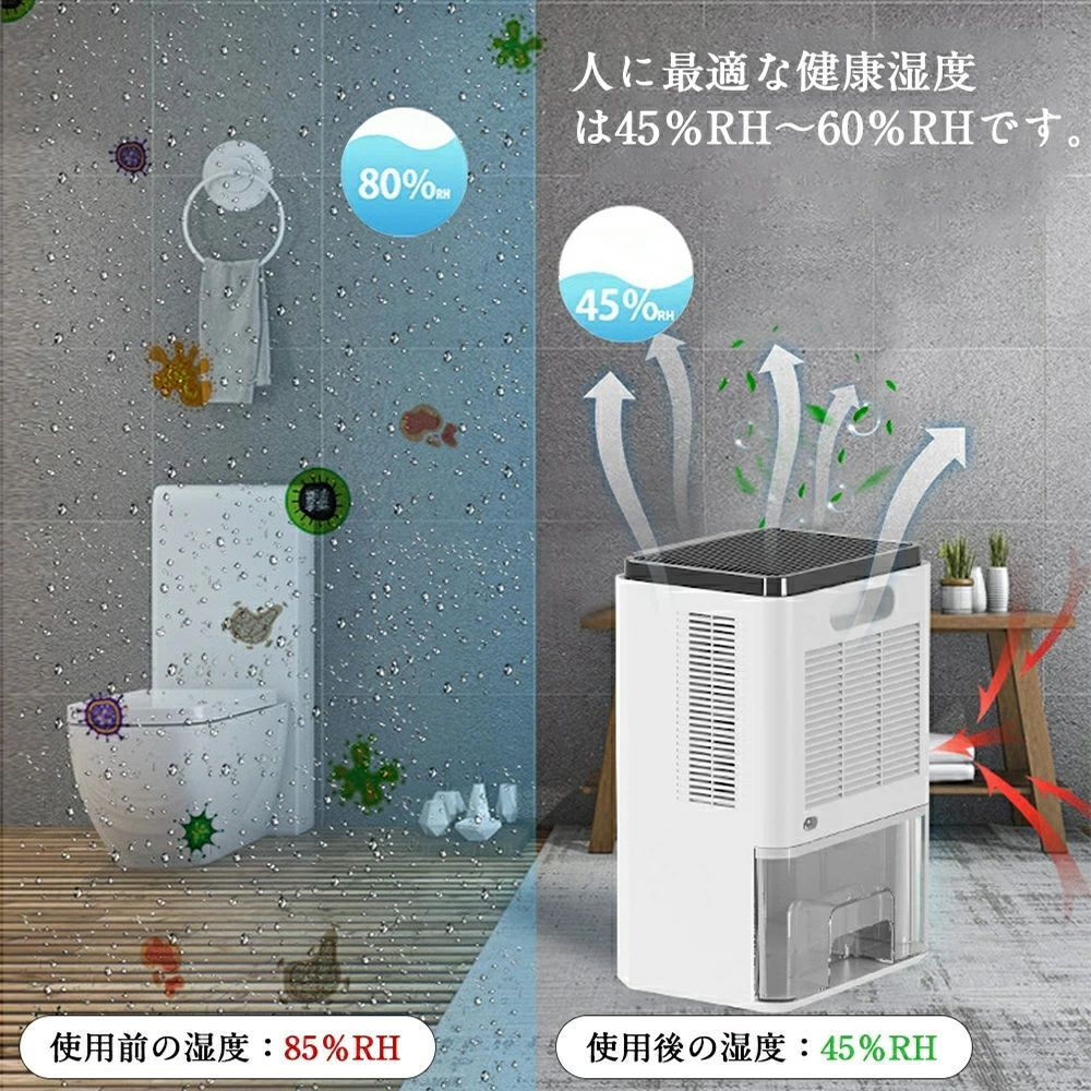 除湿量1L|日 静音