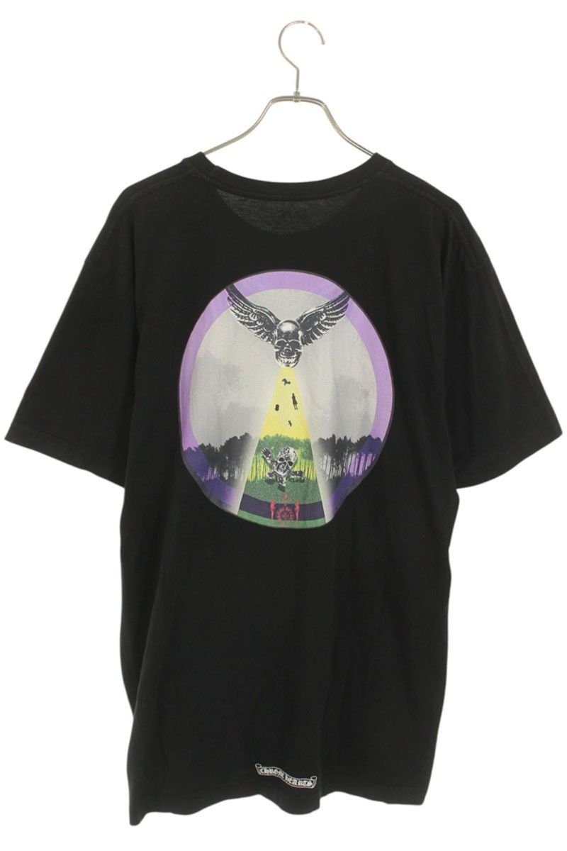 在庫少◆送料込♪【Chrome Hearts】グラデーション ロゴ Tシャツ クロムハーツ CH T-SHRT/1 FOTIバックプリントTシャツ メンズ XL