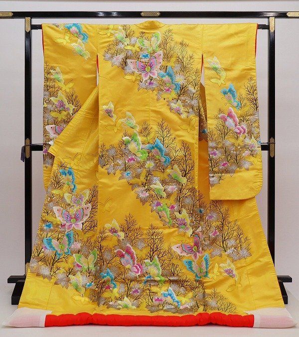 花嫁衣装 色打掛 秋山章作 鶴柄 2025年最新】秋山章 打 花嫁衣装 色打掛 秋山章作 鶴柄 2025年最新】秋山章 打