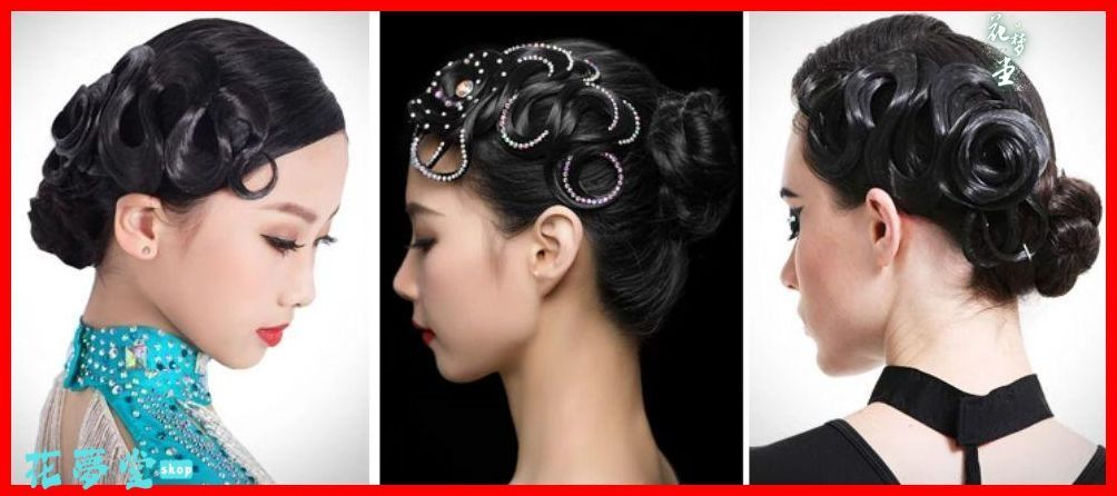 ヘアウィッグ　社交ダンス　競技ダンス　デモ オーダーメイド ハンドメイド 25年新作 新品未使用 ヘアウィッグ 社交ダンス 競技ダンス デモ