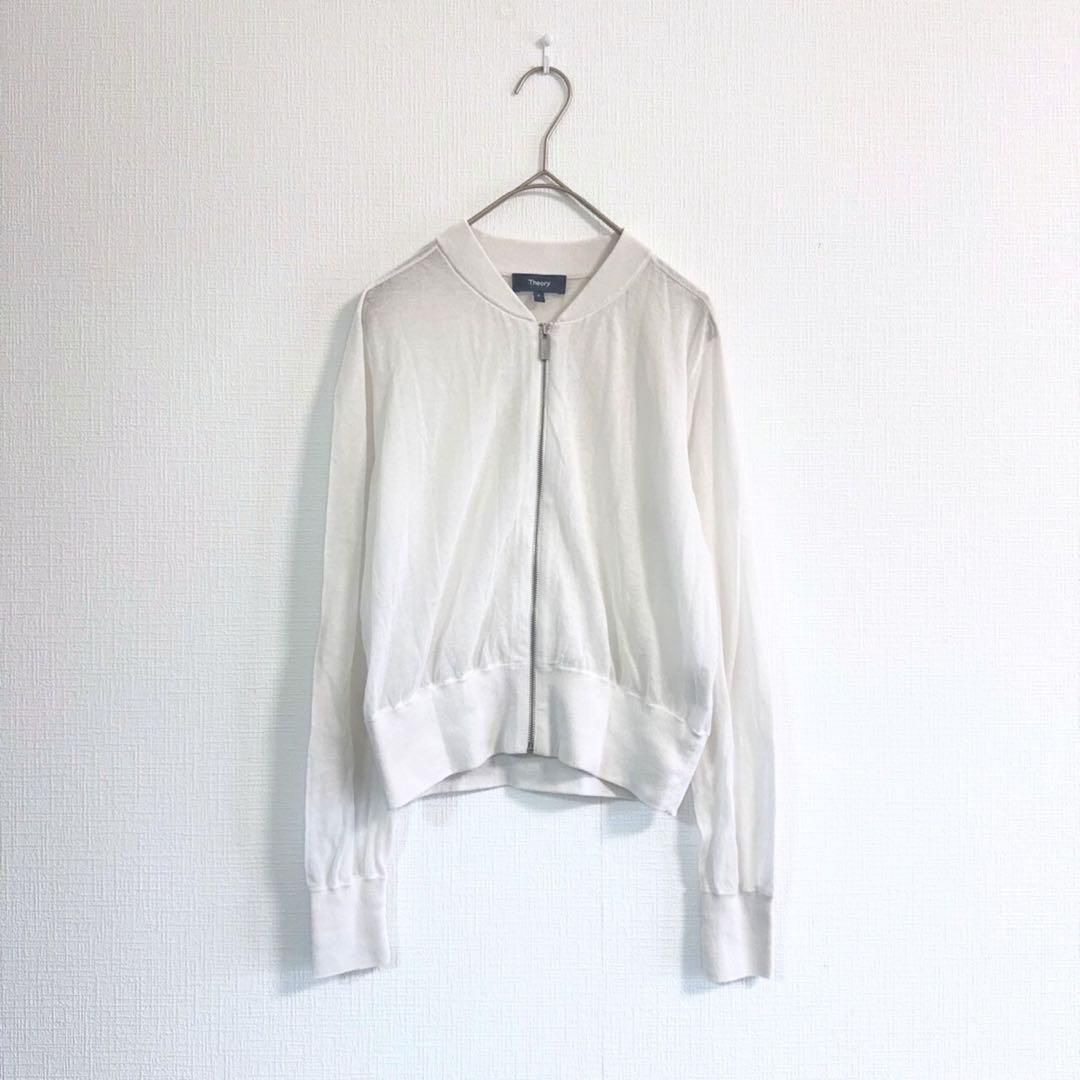 Theory 24SS SHEER BOMBER AIRY COTTON - メルカリ