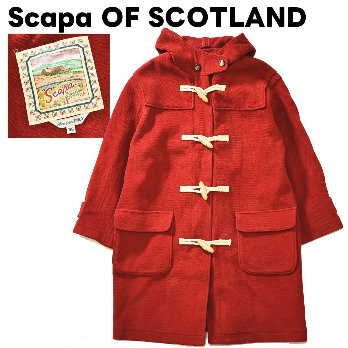 スキャパ Scapa OF SCOTLAND メルトン ダッフルコート 38 ♪ - メルカリ