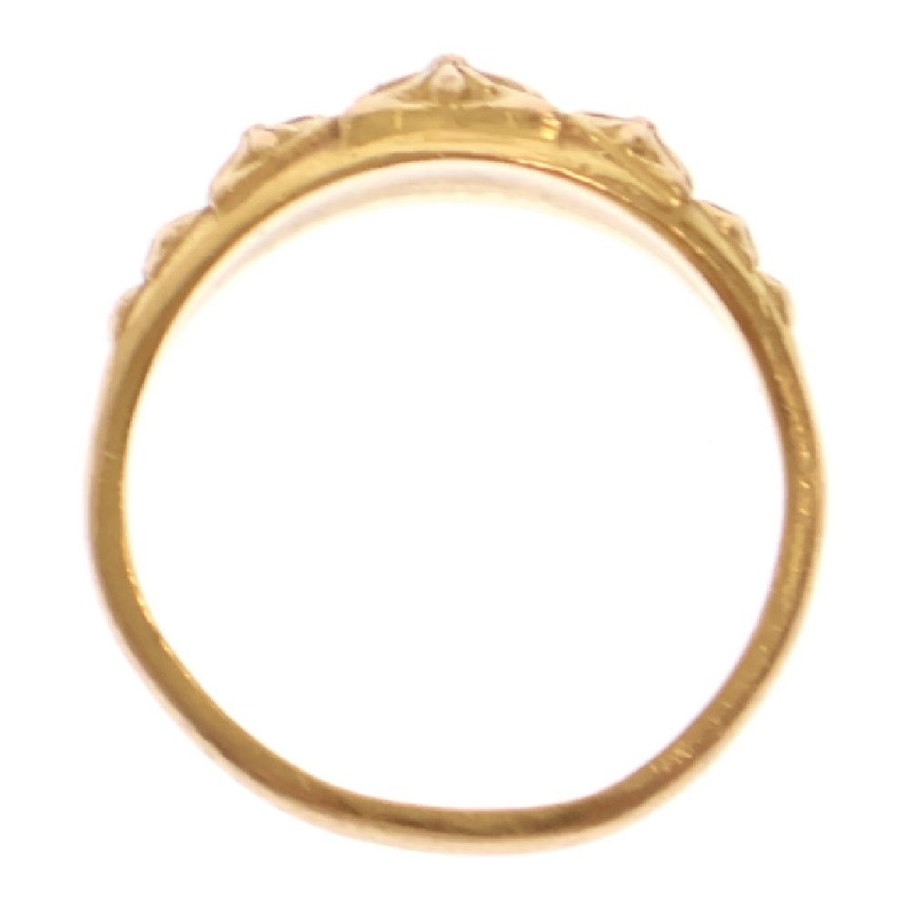 CHROME HEARTS クロムハーツ タイニーピラミッド リング 10号 クロム