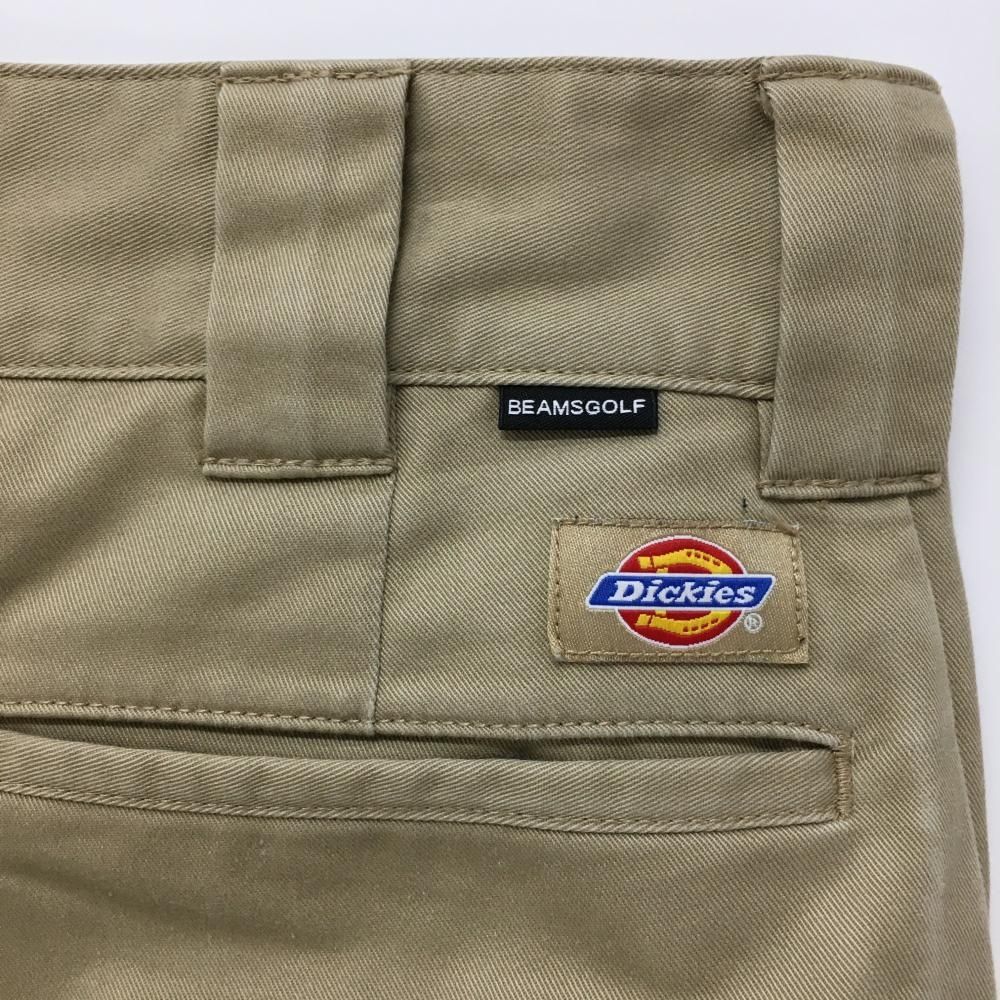ビームスゴルフ×Dickies パンツ ベージュ ベルト部裏ロゴ メンズ L