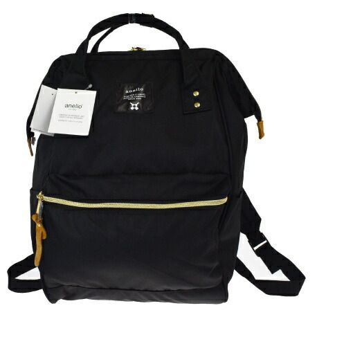 【中古】 アネロ(Anello) ナイロン リュックサック ブラック 06GA316