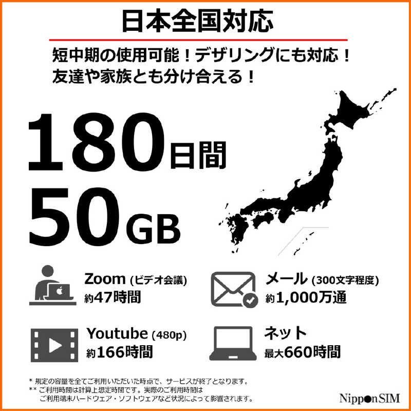 180日間50GB マルチSIM