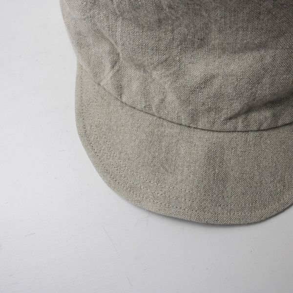 2022SS evam eva エヴァムエヴァ linen cap リネンキャップ