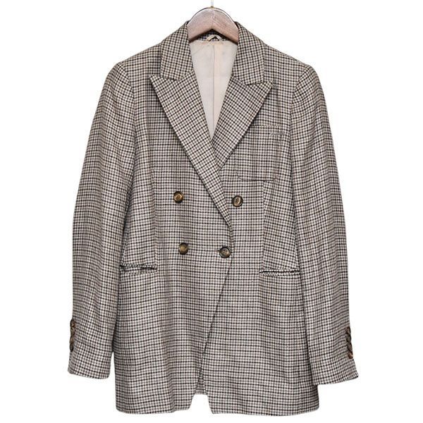 BRUNELLO CUCINELLI ブルネロクチネリ シルクリネンダブル