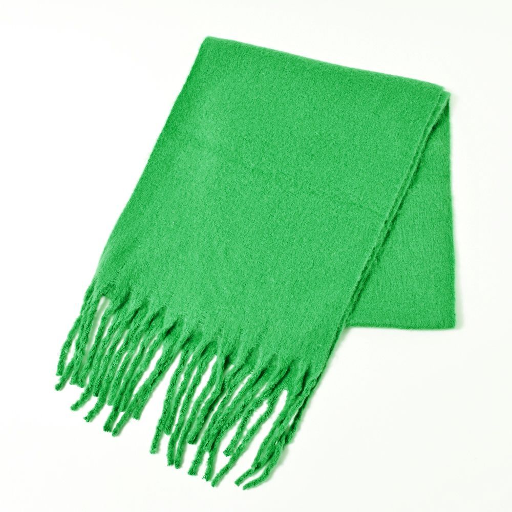 ☆ グリーン ☆ フェイクウールマフラー マフラー レディース