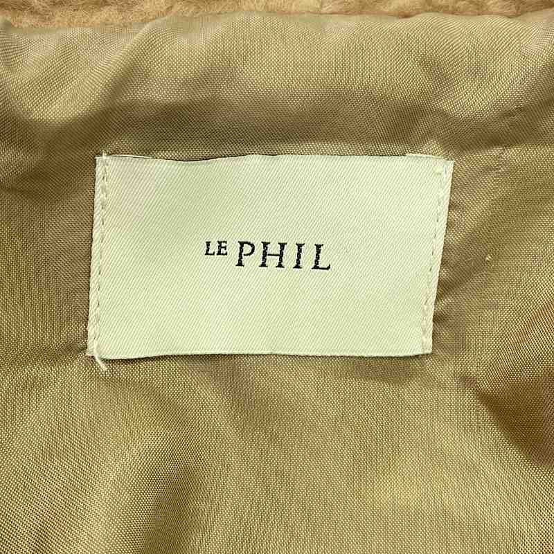 美品】 LE PHIL / ルフィル | 2024AW | ポンチョ ウールボアジャケット  