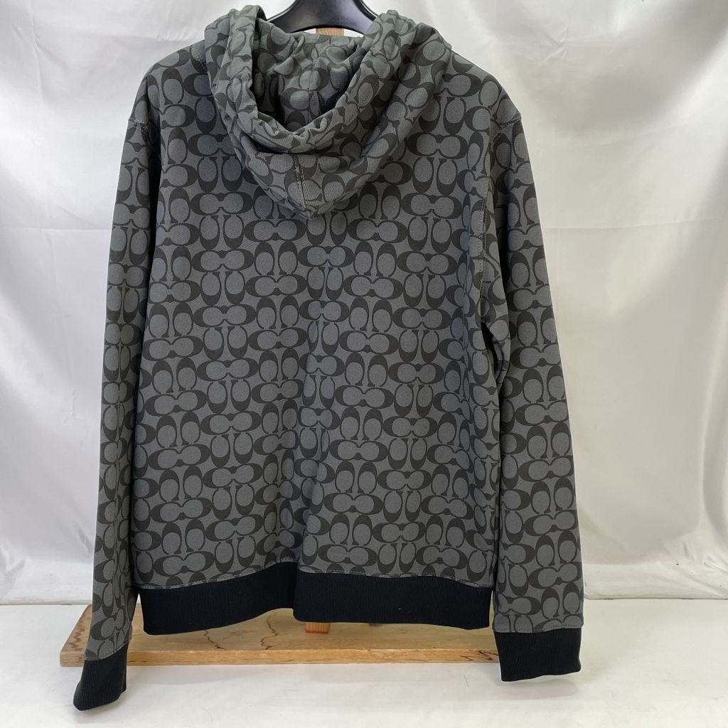 中古】 コーチ COACH シグネチャー ジップアップパーカー