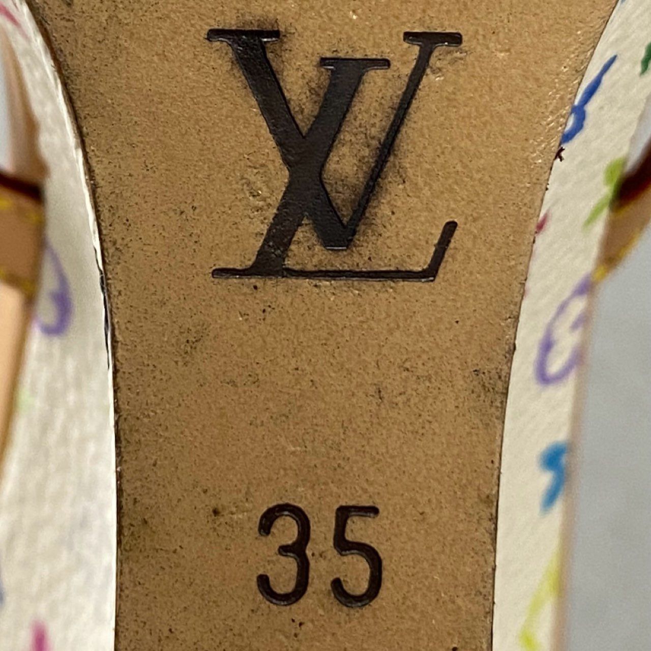 4f20 LOUIS VUITTON ルイヴィトン マルチカラー モノグラム スタッズ