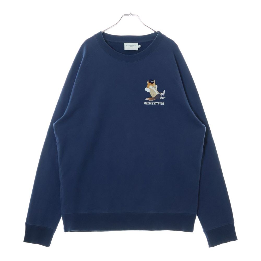 MAISON KITSUNÉ ネイビー トレーナー MAISON KITSUNE メゾンキツネ トレーナー スウェット プル