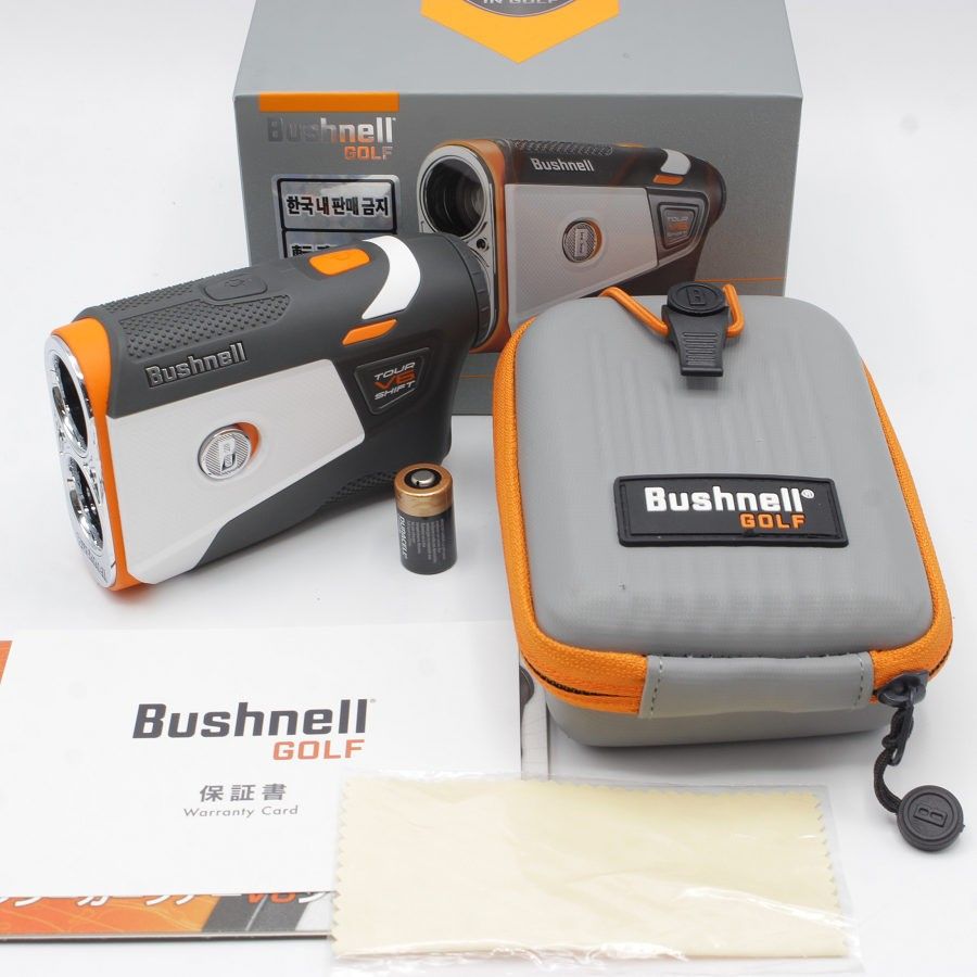 美品】Bushnell PINSEEKER TOUR V6 SHIFT JOLT ゴルフ用レーザー距離計 