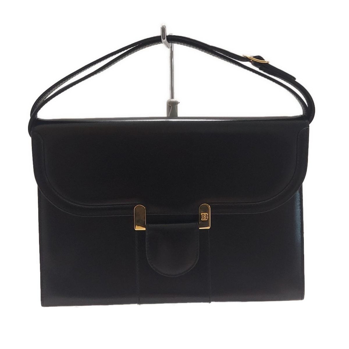 BALLY(バリー) ハンドバッグ - 黒 レザー - メルカリ