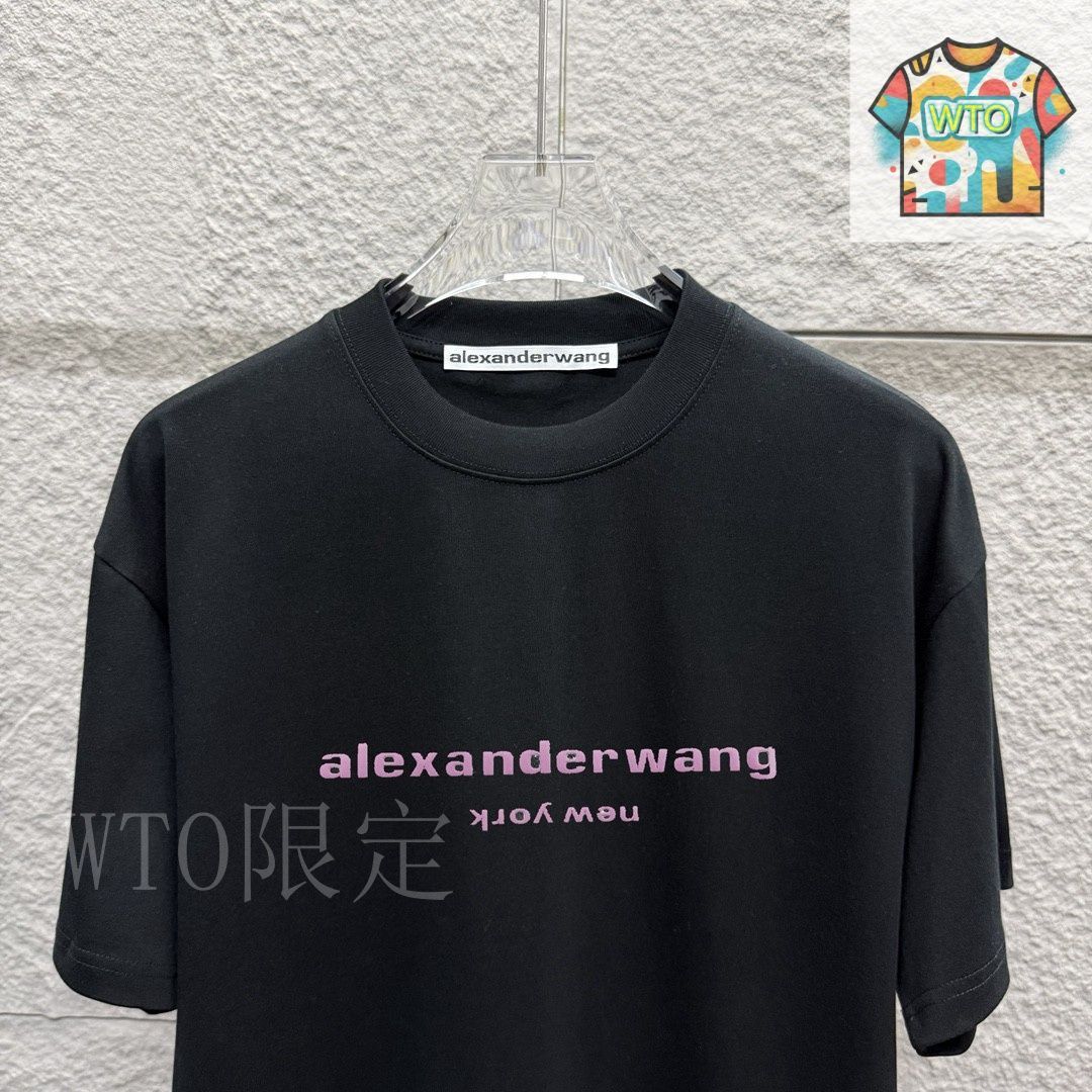 今日特価】Alexander Wang ピンク Wang 発泡 ユニセックス T
