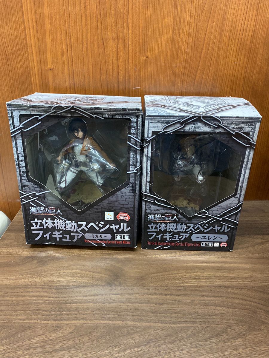 進撃の巨人 エレン ミカサ 立体機動 スペシャル フィギュア 進撃の巨人