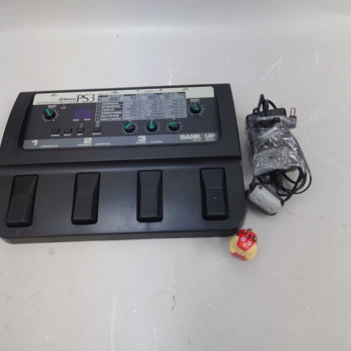 Macon PS-3 ギターマルチエフェクター 本体のみ オーバードライブ搭載 ペダル型エフェクター マコン 動作品 z-2283