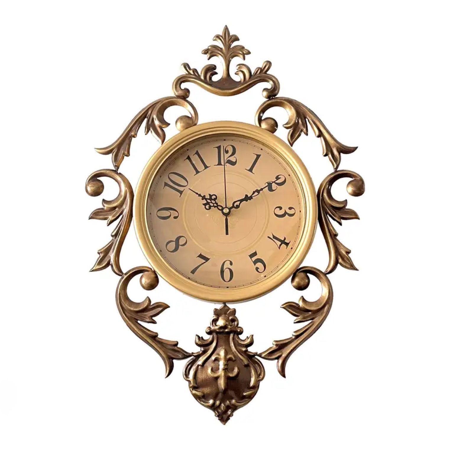 ゴージャス ヨーロピアン 壁掛け時計 お部屋が豪華に｜アンティーク