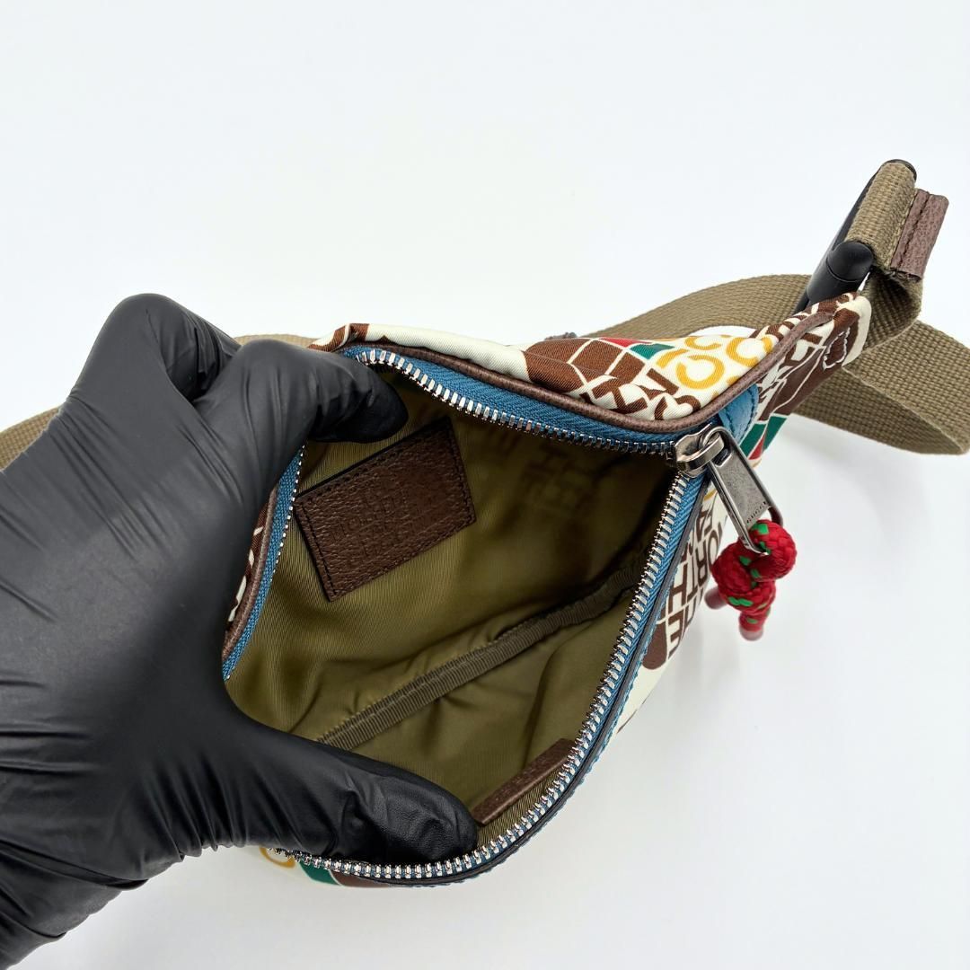 極美品】GUCCI × The North Face ナイロン ウエストポーチ - メルカリ
