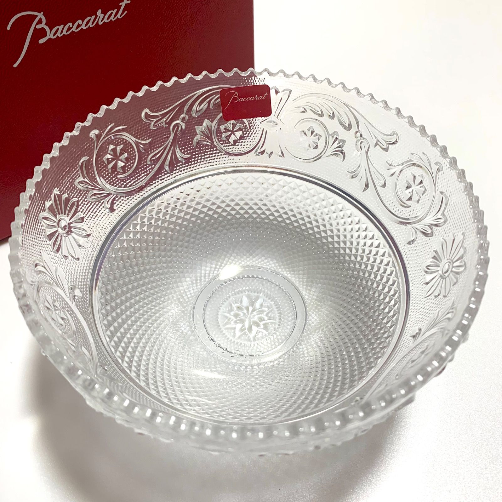 Baccarat バカラ　アラベスクミニプレート Baccarat バカラアラベスクミニプレート＆ボウルクリスタル