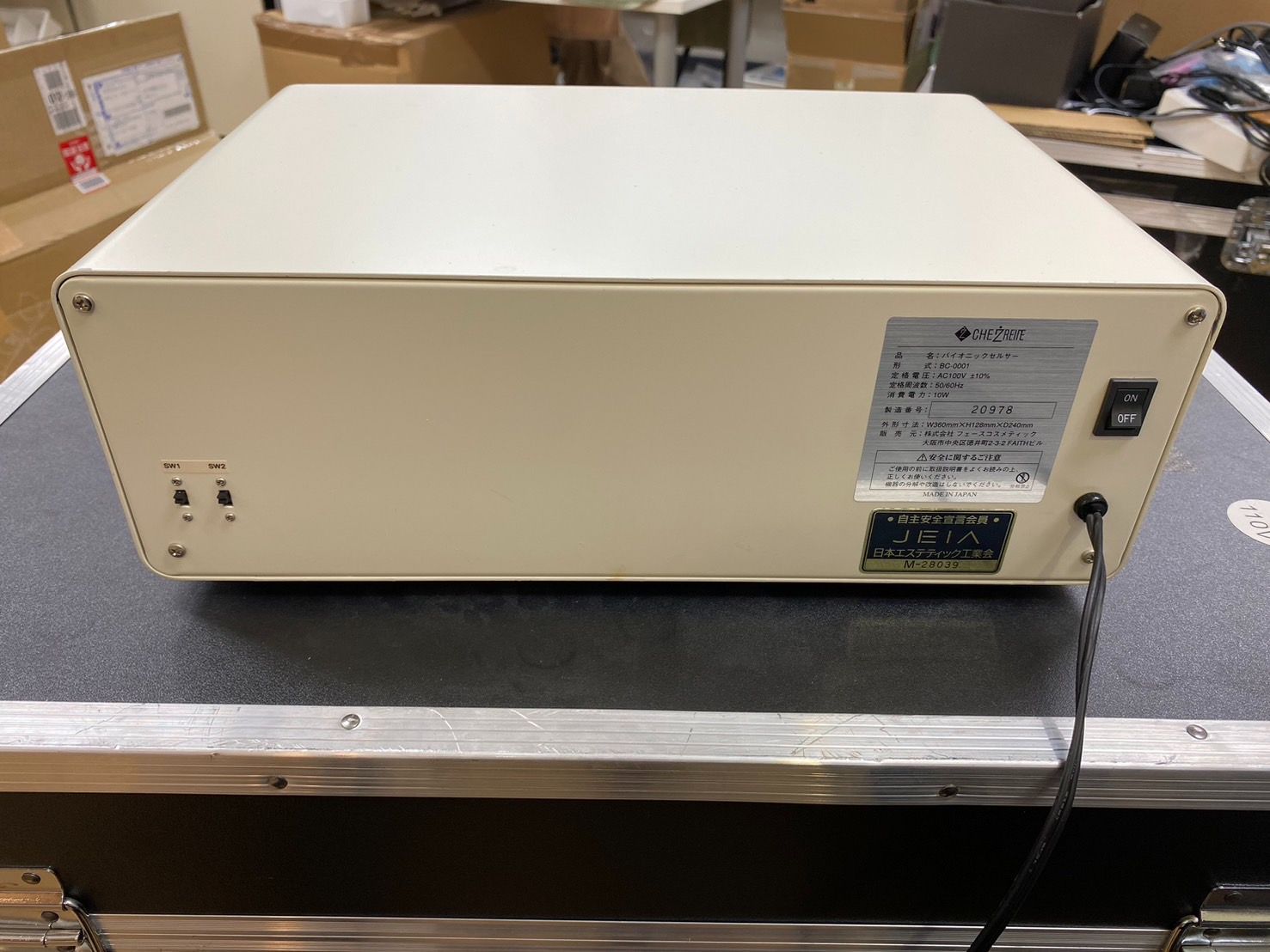 バイオニックセルサー イオン導入 新品パー ツ多数 美顔器 バイオニックセルサー イオン導入 新品マスク 予備電極付き