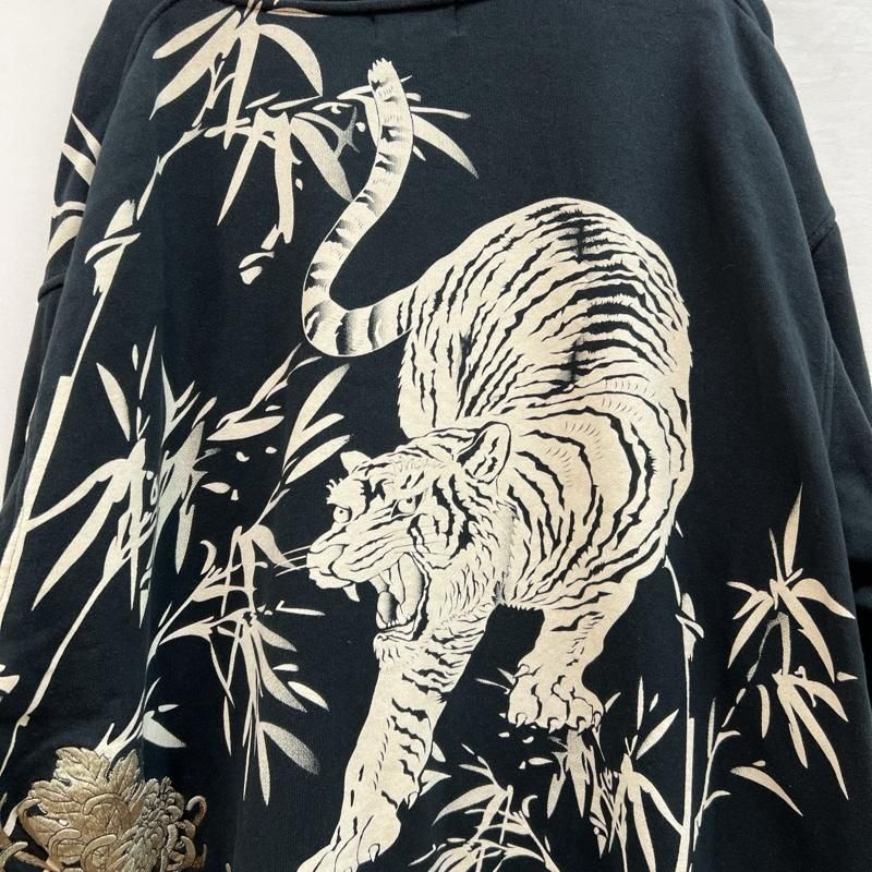 KARAKURI TAMASHII 絡繰魂 トレーナー 長袖 虎 和柄 刺繍