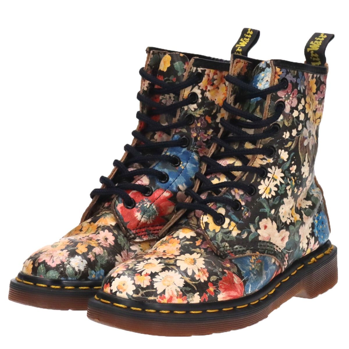 古着 ドクターマーチン Dr.Martens 花柄 8ホールブーツ 英国製 レディース22.0cm相当/saa011536 - メルカリ