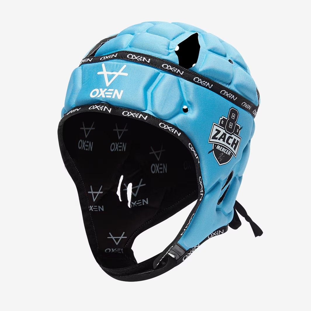 LとXLサイズ オクセン ザック マーサー プロ ヘッドガード 青 ブルー 公式モデル 日本未発売