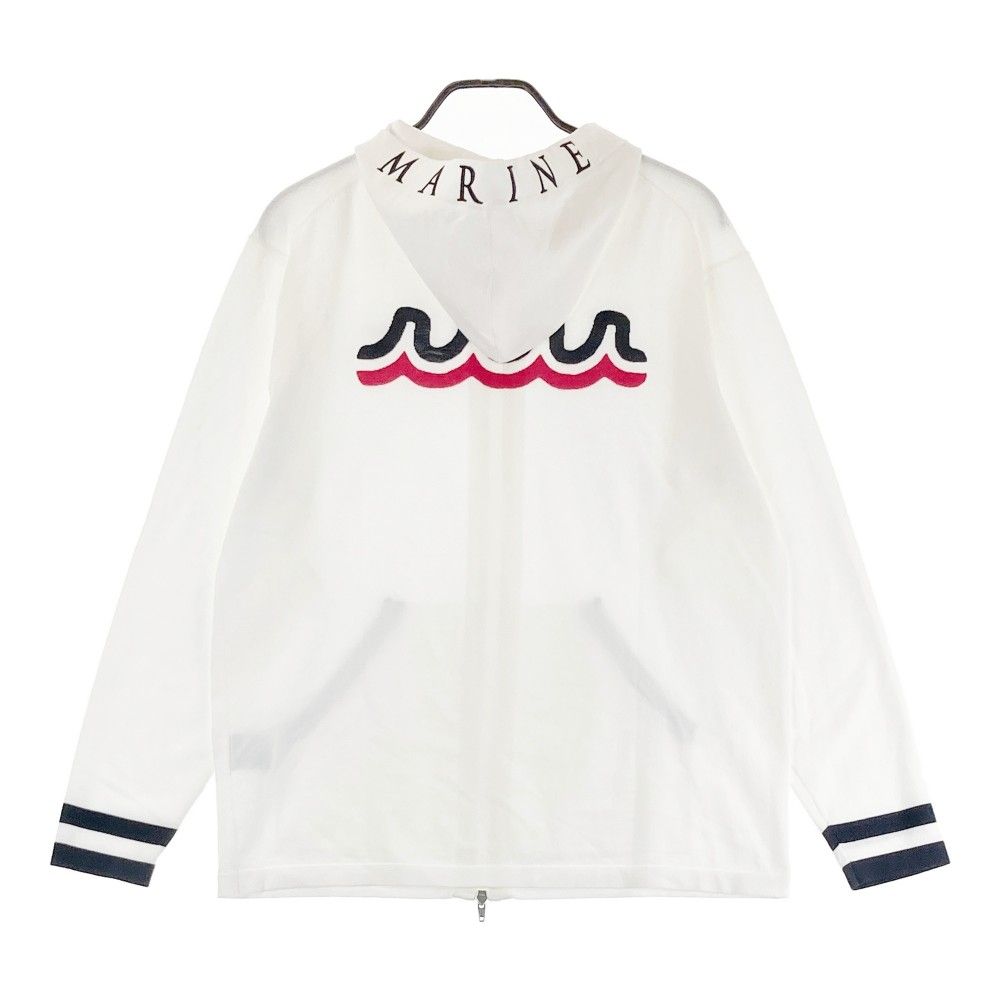 muta MARINE ムータマリン　ダンボールニット　ナイロン　切替　パーカー muta MARINE ムータマリン ダンボールニット ナイロン 切替 パーカー