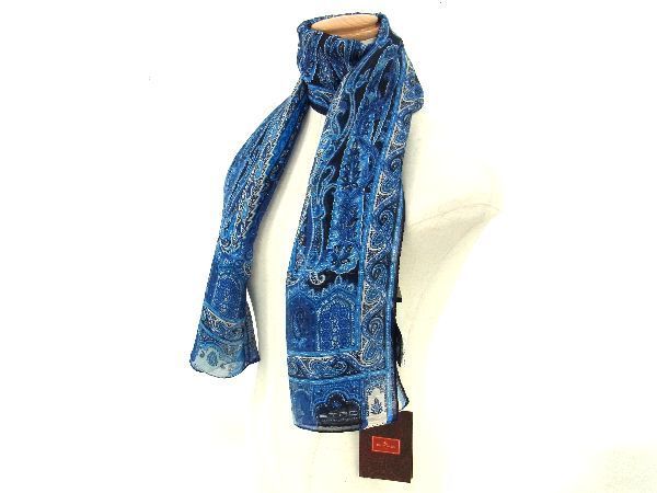 □新品□未使用□ ETRO エトロ シルク100% ペイズリー柄