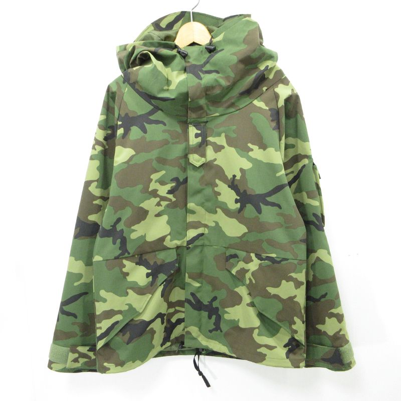 三重本店 MILITARY衣料 ミリタリーイリョウ カモ柄ミリタリージャケット WAIPER PARKA EXTENDED COLD 21WP67-CAMO カーキグリーン系 サイズ S 93