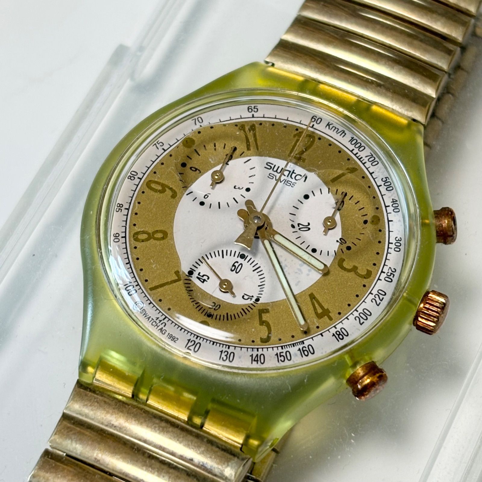 9/30(月)以降発送【送料無料】SWATCH/スウォッチ/Golden Globe SCG100 