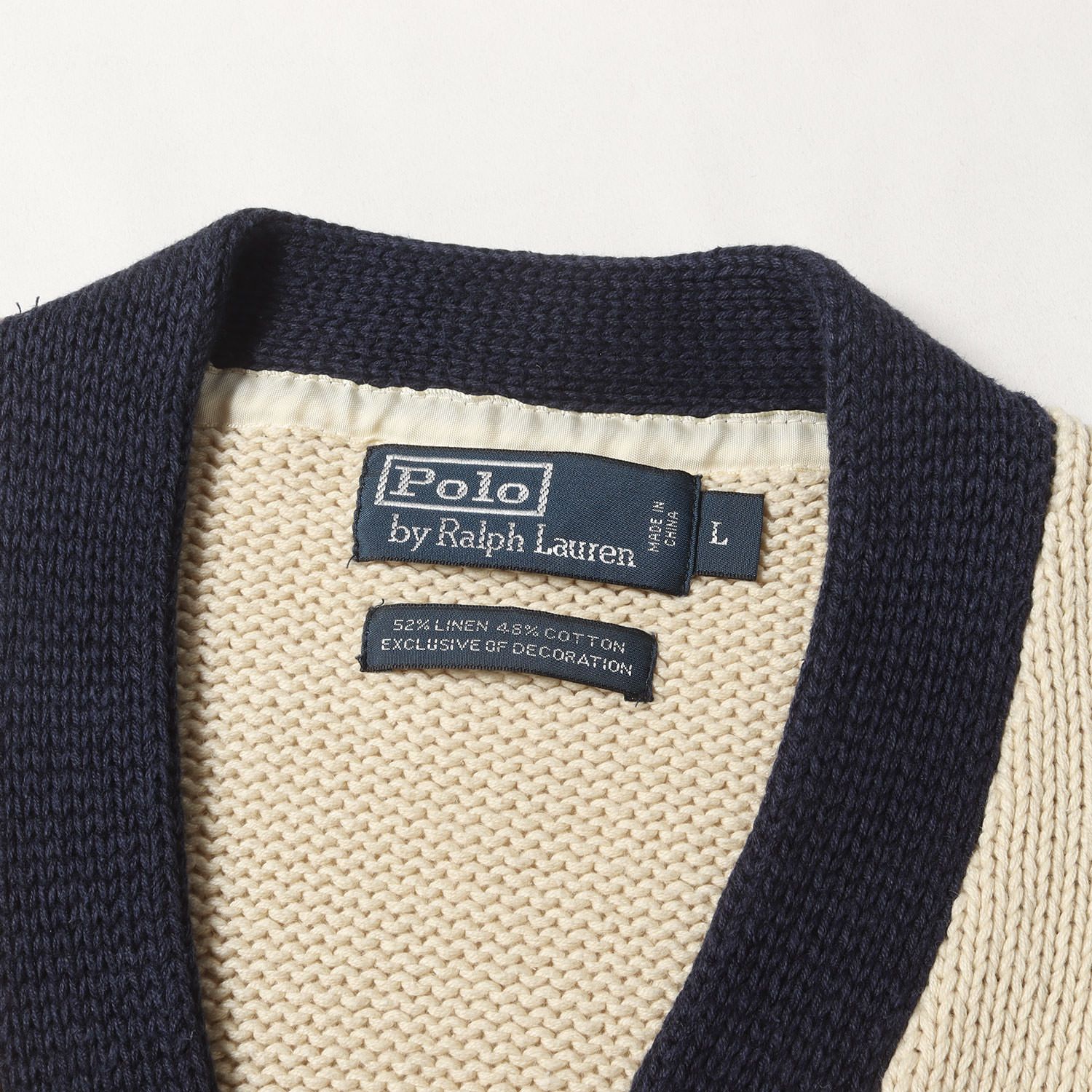 POLO Ralph Lauren ポロ ラルフローレン カーディガン アイボリー