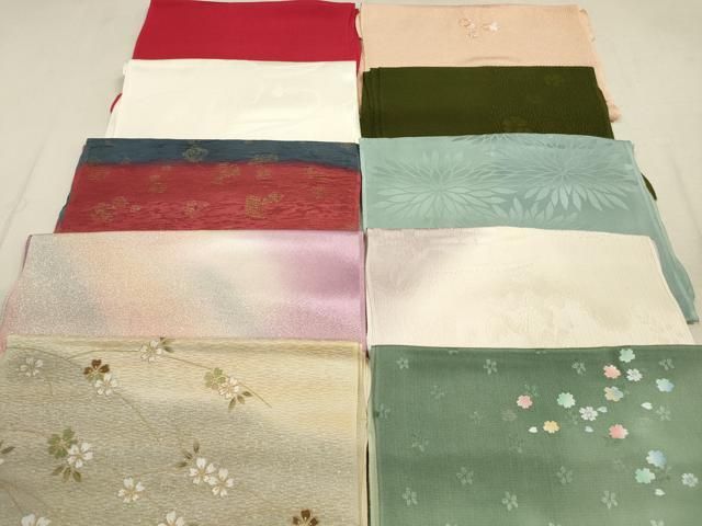 平和屋着物 和装小物 帯揚げ10枚セット 正絹 DAAV2513xg