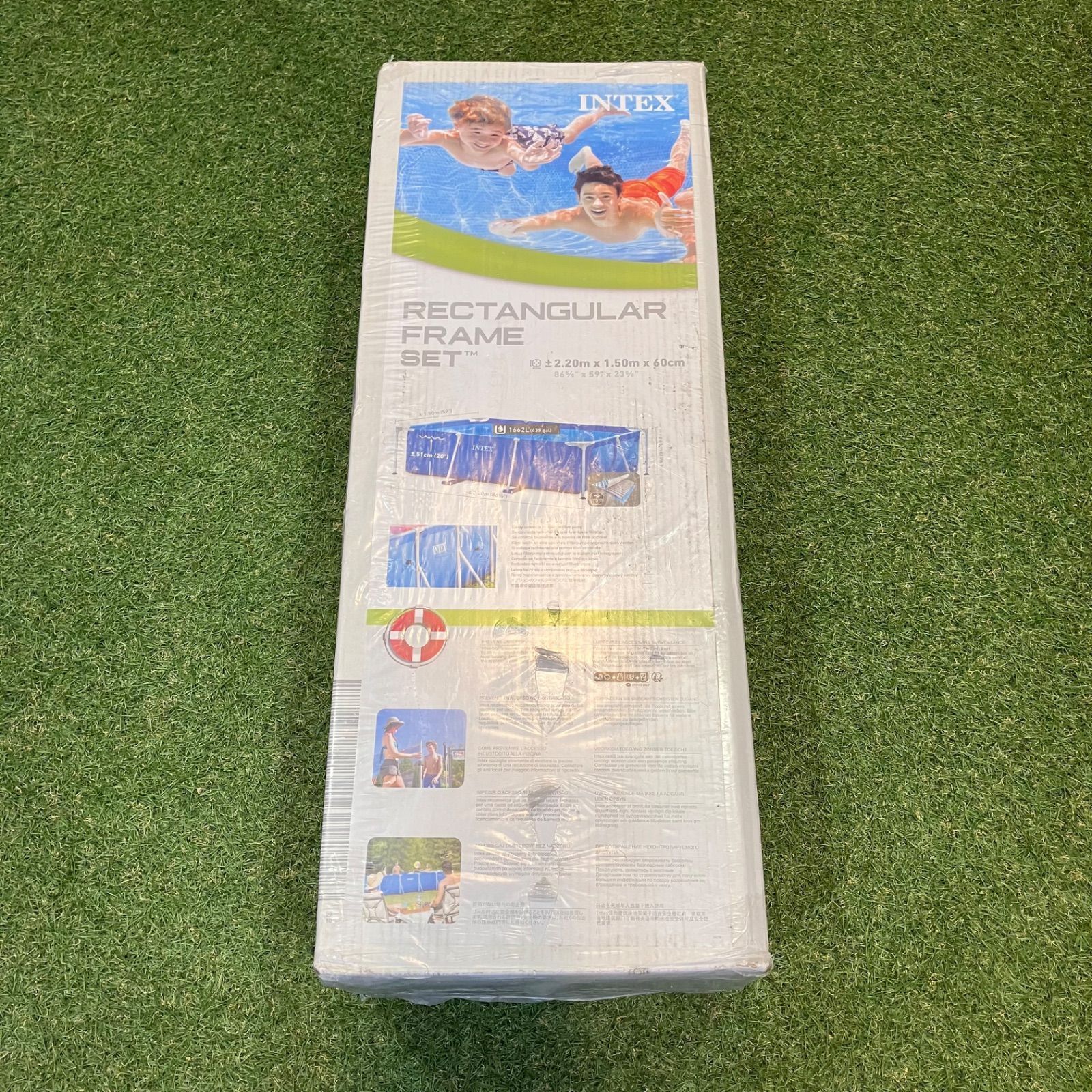 送料無料】新品未開封 INTEX／インテックス プール 220 x 150 x 60cm