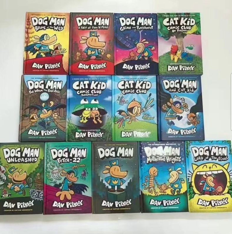 ハードカバーDog man 1-13セット - 洋書