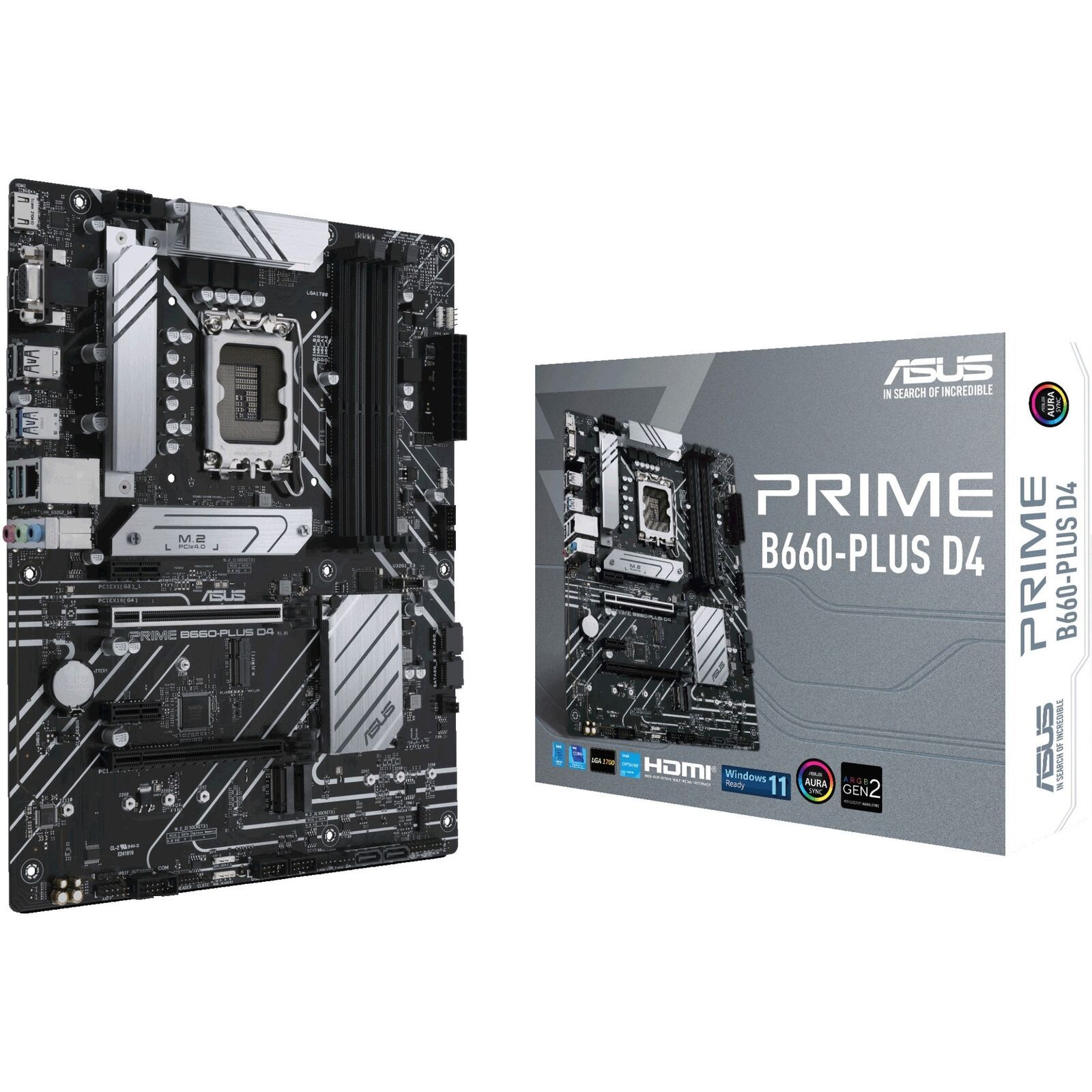 PRIME B660-PL D4、LGA 1700、DDR4、PCI 4.0、ATX、4 GHz として