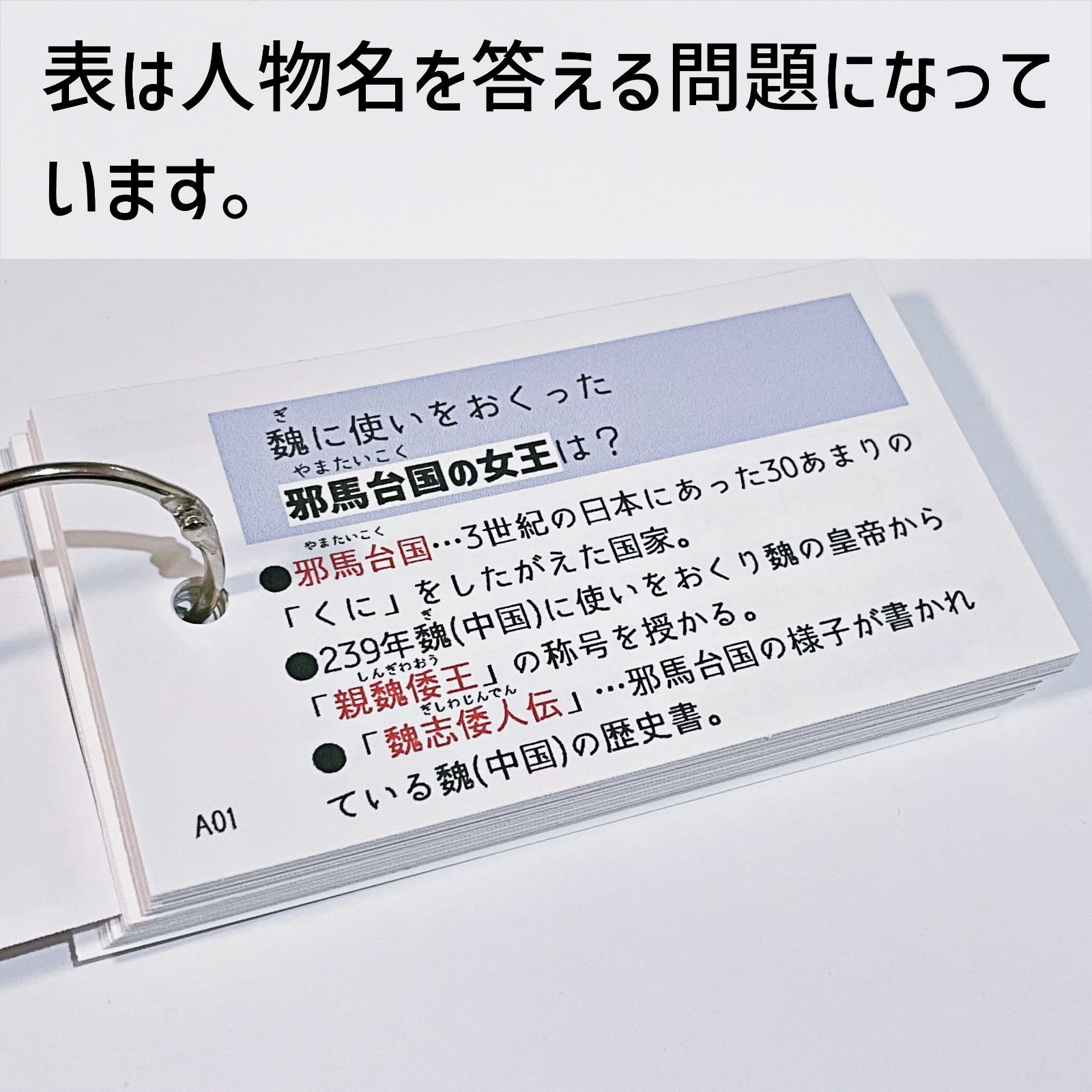 極める歴史人物 暗記カード 中学受験 中学入試 サピックス 予習