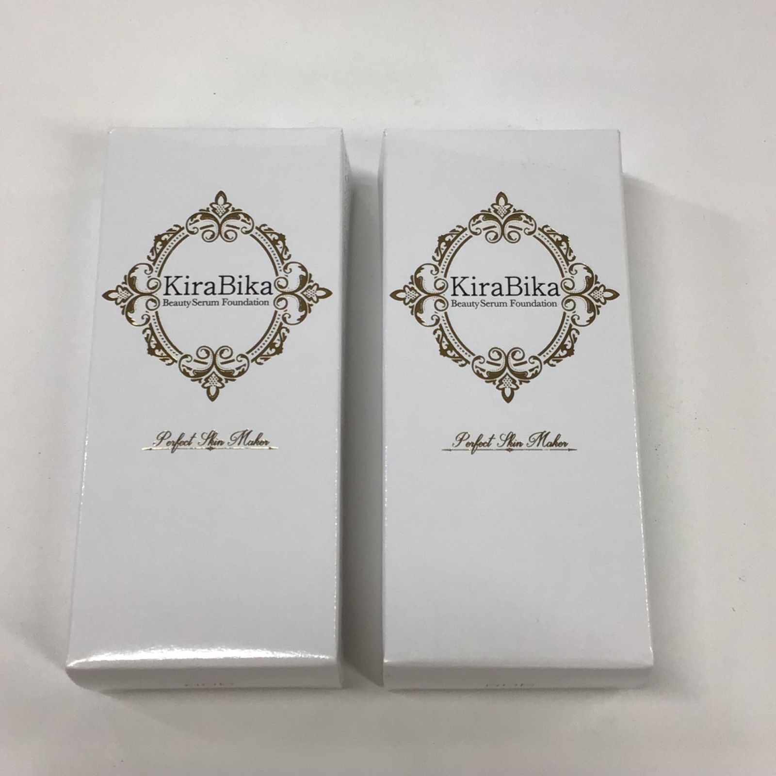 G1116 K KiraBika きらびか ビューティーセラムファンデーションS 美容液ファンデーション ナチュラルオークル 26g 計2点セット