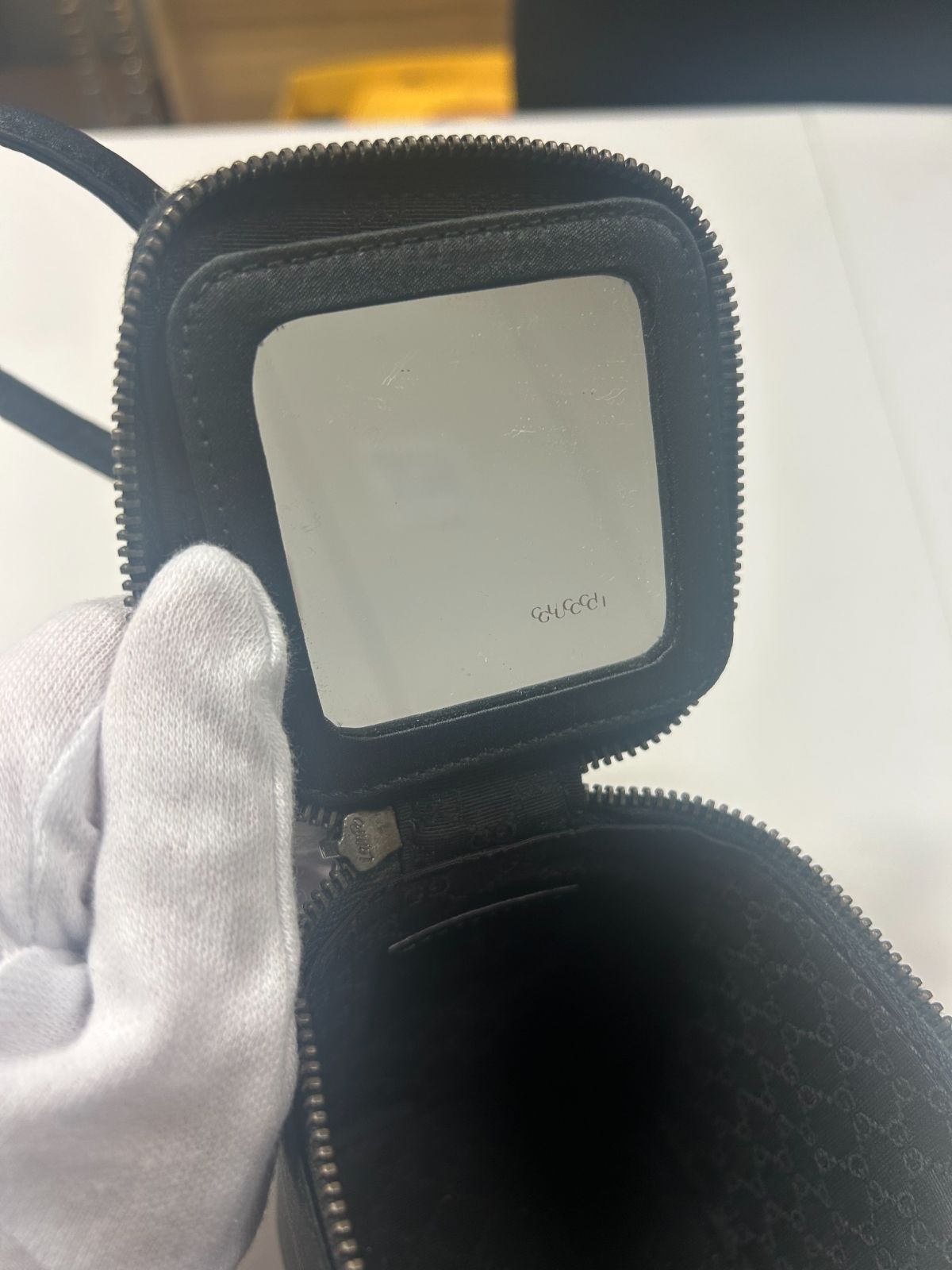 GUCCI グッチ バニティ ポーチ 90652 ミニメイクポーチ コンパクト