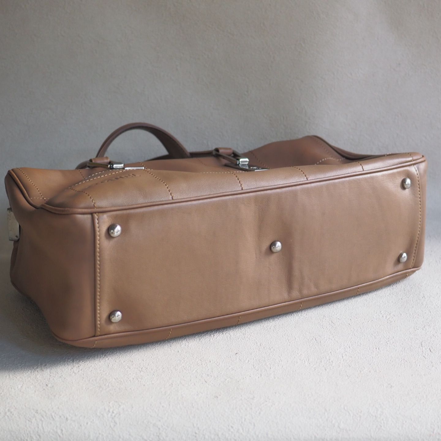 廃盤希少☆シャネル CHANEL チョコバー ボストン ハンドバッグ  