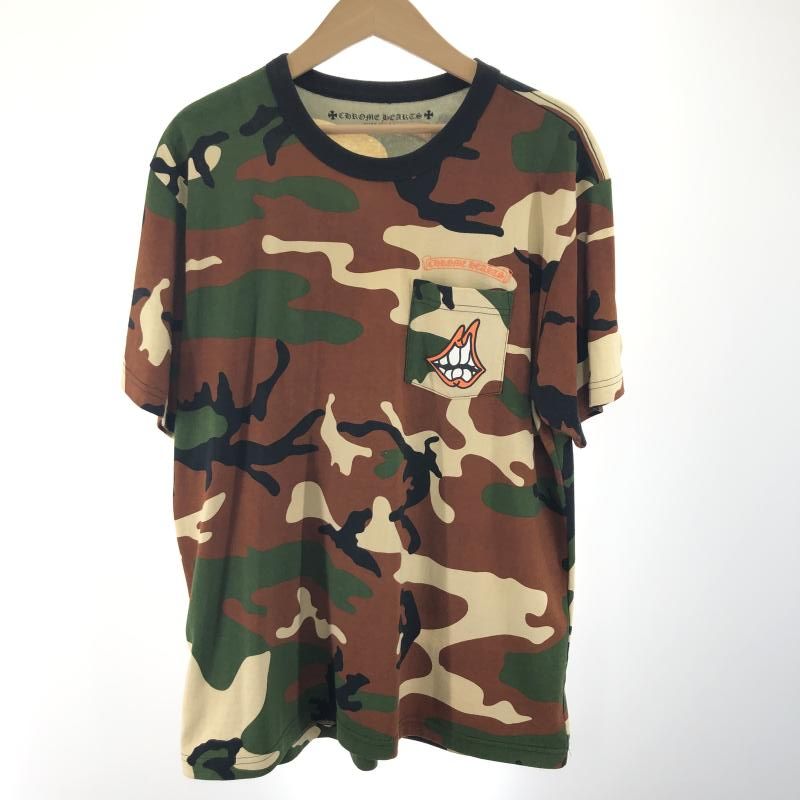 中古】CHROME HEARTS 半袖Tee Matty Boy サイズXXL 迷彩カモ
